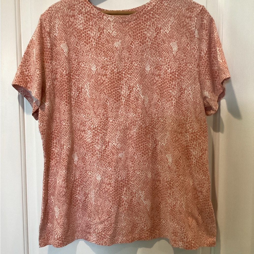 Isaac mizra live! Snakeskin print top